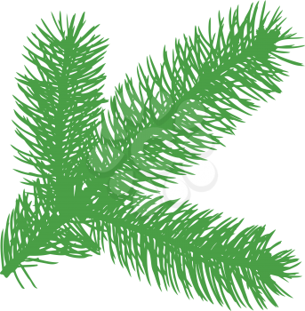 Royalty Free Clipart Image of Pine Needles