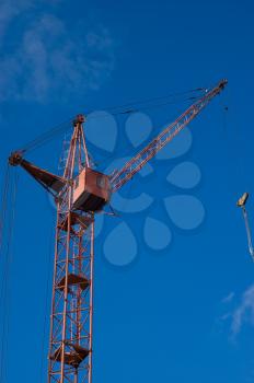 Royalty Free Photo of a Tower Crane