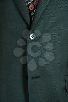 Royalty Free Photo of a Close-up of a Businessman's Suit