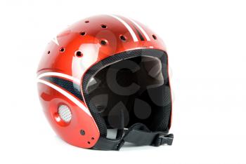Royalty Free Photo of a Skiers Helmet