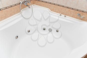 Royalty Free Photo of a Bathtub Spa With Hydro Massage

