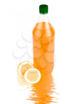 Royalty Free Photo of a Bottle of Orange Juice