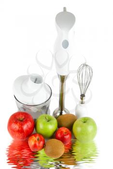 Royalty Free Photo of a Blender With Fruit