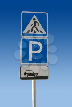 Royalty Free Photo of a Parking Sign