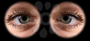 Royalty Free Photo of a Woman's Eyes