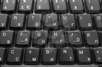 Close-up of Computer keyboard,  business concept