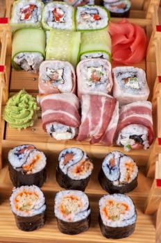 Japanese cuisine - sushi roll set