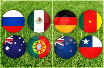 Confederations 2017 Cup football countries participant