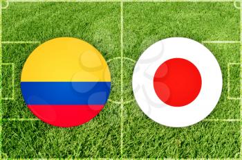 Illustration for Football match Ecuador vs Japan
