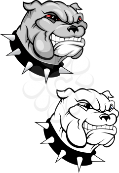 Royalty Free Clipart Image of Bulldogs