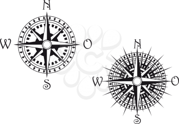 Royalty Free Clipart Image of a Pair of Compasses