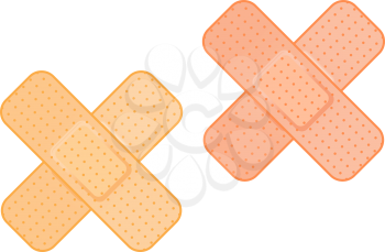 Royalty Free Clipart Image of Bandages