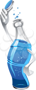 Royalty Free Clipart Image of a Drink