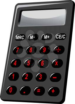 Royalty Free Clipart Image of an Electronic Calculator