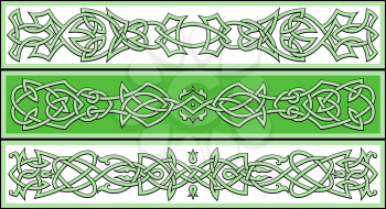 Celtic ornaments and patterns for irish or religious design