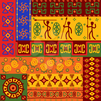 Abstract african ethnic patterns and ornaments for design