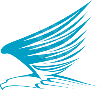 Flying eagle for emblem or mascot design
