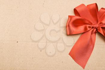 Royalty Free Photo of Gift Packaging With Red Ribbons and Bow