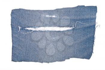 Royalty Free Photo of a Part of Blue Jeans