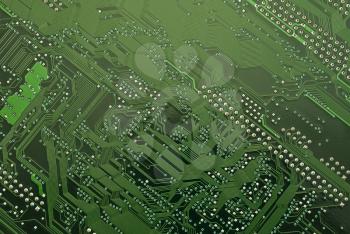 Royalty Free Photo of an Electronic Circuit Plate Background
