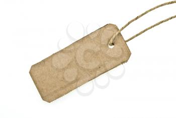 Royalty Free Photo of a Cardboard Tag