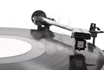 Royalty Free Photo of a Vinyl Record Playing