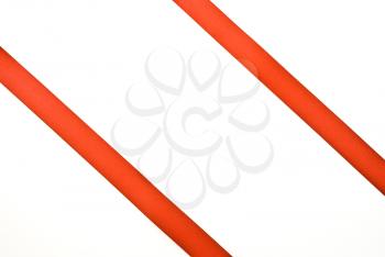 Royalty Free Photo of Red Ribbons