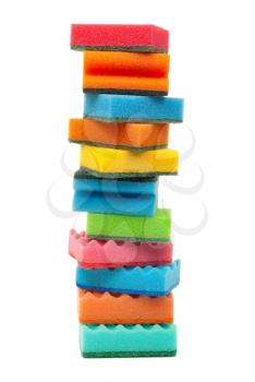 Royalty Free Photo of Colorful Kitchen Sponges