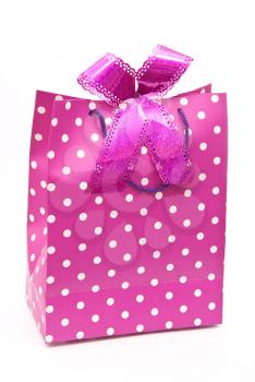Pink bag with bow