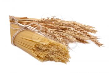Spaghetti and ears of wheat 