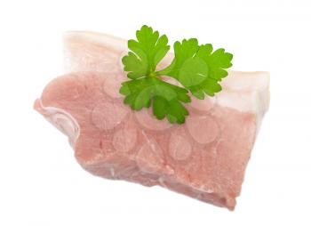 Raw pork with parsley 
