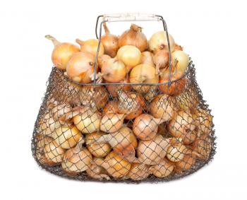 Onions in the mesh bag 