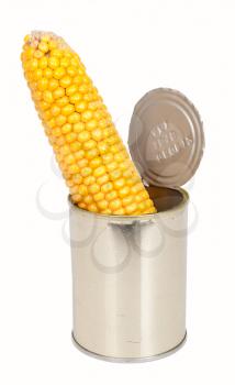 Corn on the cob in a can
