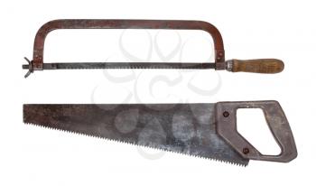 Old saws for metal and wood