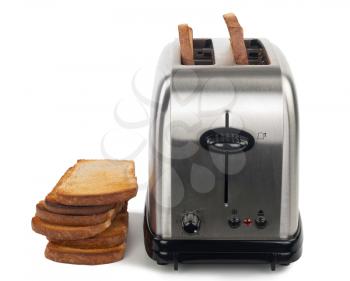 Toaster with bread