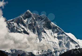 Lhotse and Lhotse shar summits: Himalaya landscape