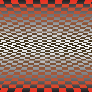Royalty Free Clipart Image of a Checkerboard Background