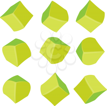 Royalty Free Clipart Image of Shapes