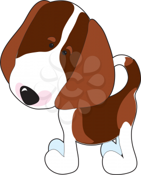 Royalty Free Clipart Image of a Beagle
