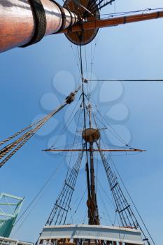 Royalty Free Photo of Ship's Rigging