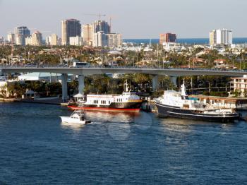 Fort Lauderdale harbor.
