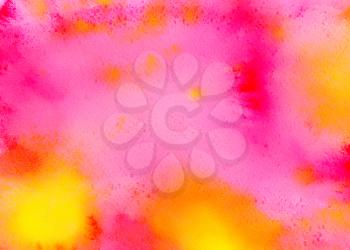 Royalty Free Clipart Image of a Pink and Gold Background