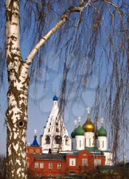 the russian orthodox church in old historical town Kolomna, Russia, Moscow area