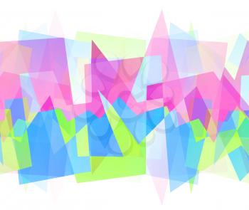 Royalty Free Clipart Image of a Geometric Background