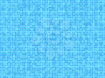 blue mosaic background illustration