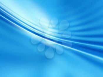 soft folds and spotlight abstract blue background