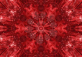 Red grunge background with abstract pattern