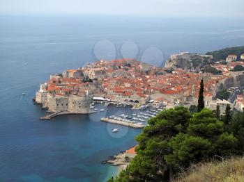 View on The Old Town of Dubrovnik, Croatia 