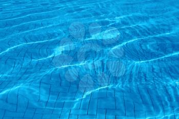 Water ripple in the swimming pool