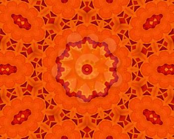 Background with abstract orange concentric pattern